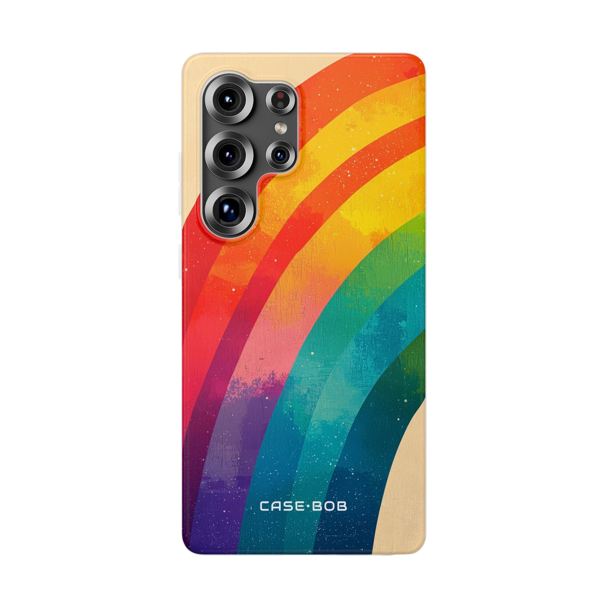 Texturiertes Rainbow Arc Samsung S25 Ultra Case - Soft