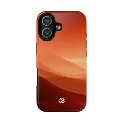 Amber Dune Horizon · Tough 2.0 Magnetic Phone Case for iPhone · Orange