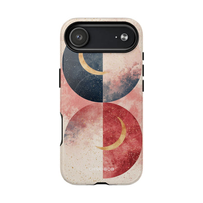 Golden Crescent Circles iPhone 17 Air Case - Tough+ - CASE•BOB