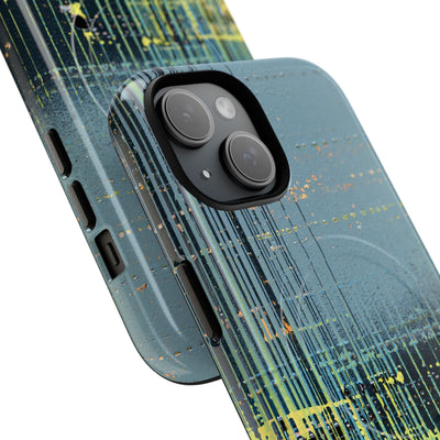 Acid Raster Circuit · Tough 2.0 Magnetic Phone Case for iPhone · Teal