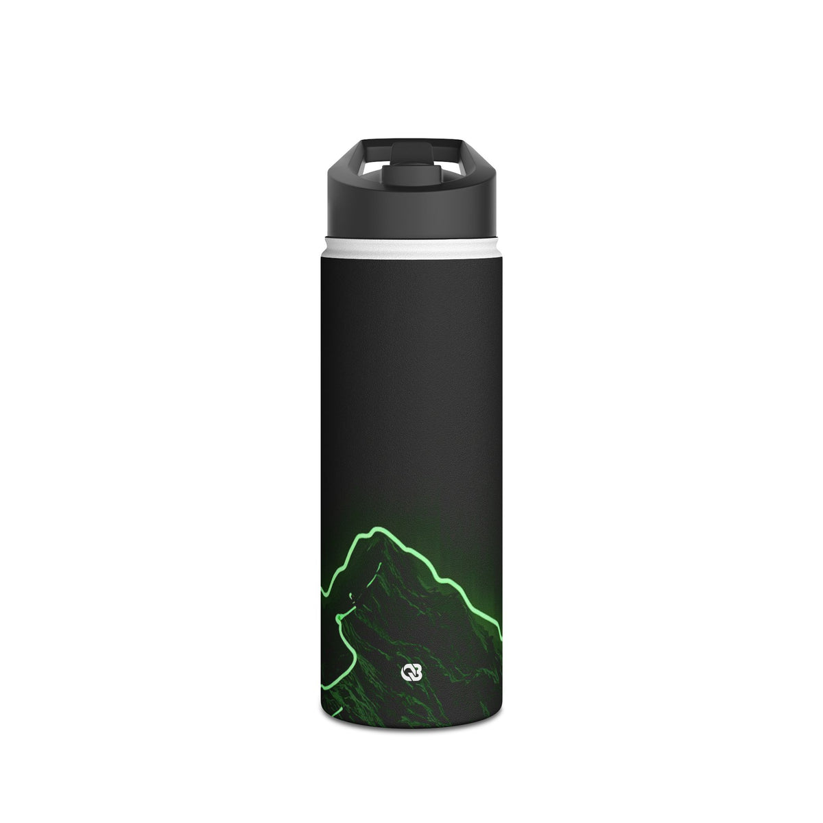 Nordic Mountain Contour · Insulated Water Bottle · Black