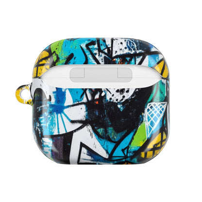 Bold Shapes Blauw - AirPods Case