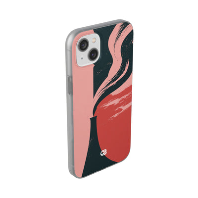 Pink Lite Phone Case for iPhone - Cinder Rose Plume