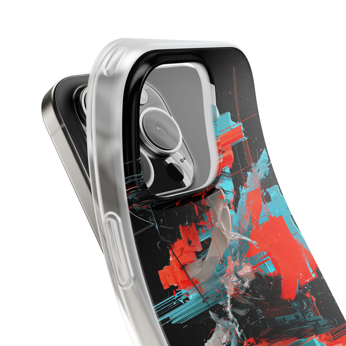 Fragmented Cyber Core · Lite Phone Case for iPhone ·  Black