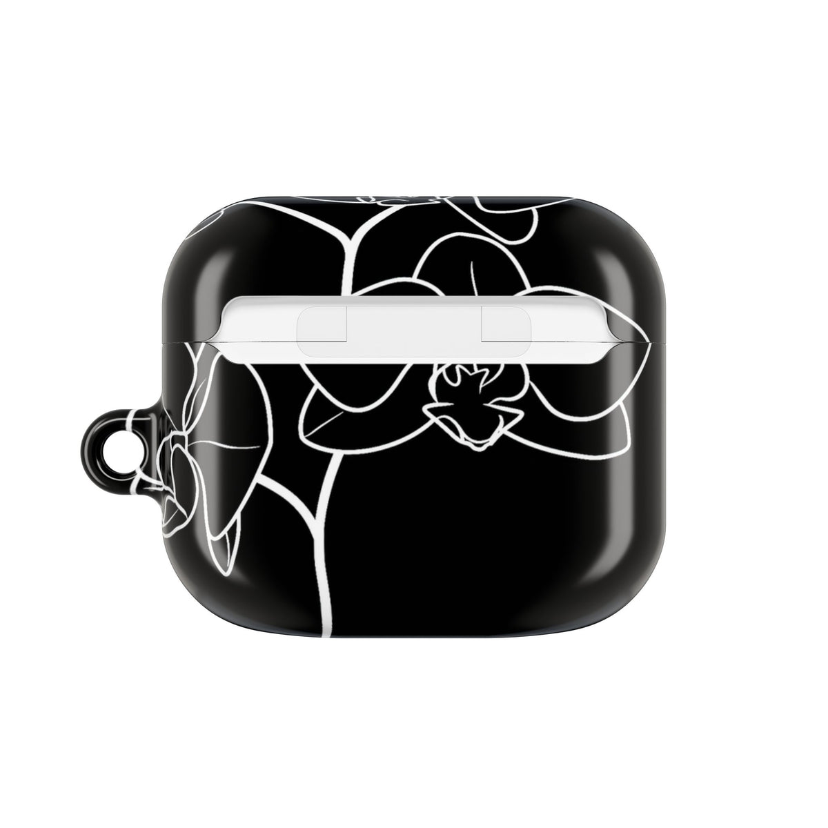 Midnight Orchid · Hard Case for AirPods & AirPods Pro · Black