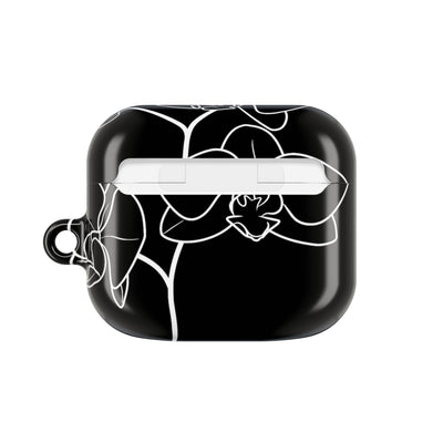 Midnight Orchid · Hard Case for AirPods & AirPods Pro · Black