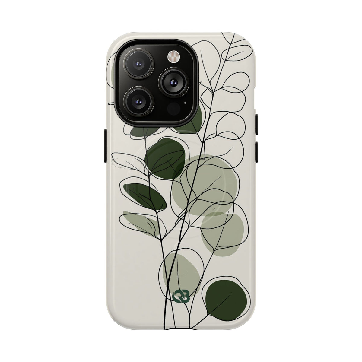 Eucalyptus Foliage Study · Tough 2.0 Magnetic Phone Case for iPhone · Green