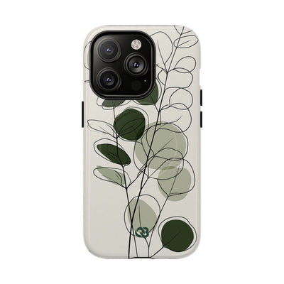 Eucalyptus Foliage Study · Tough 2.0 Magnetic Phone Case for iPhone · Green