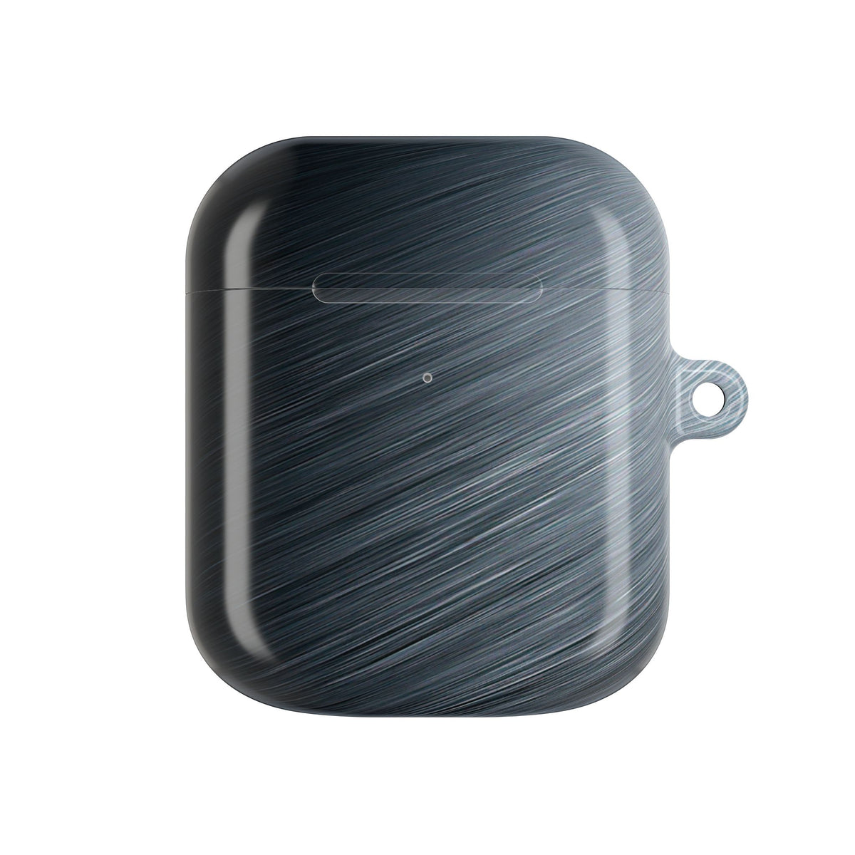 Brushed Obsidian Steel · Hard Case for AirPods & AirPods Pro · Grey