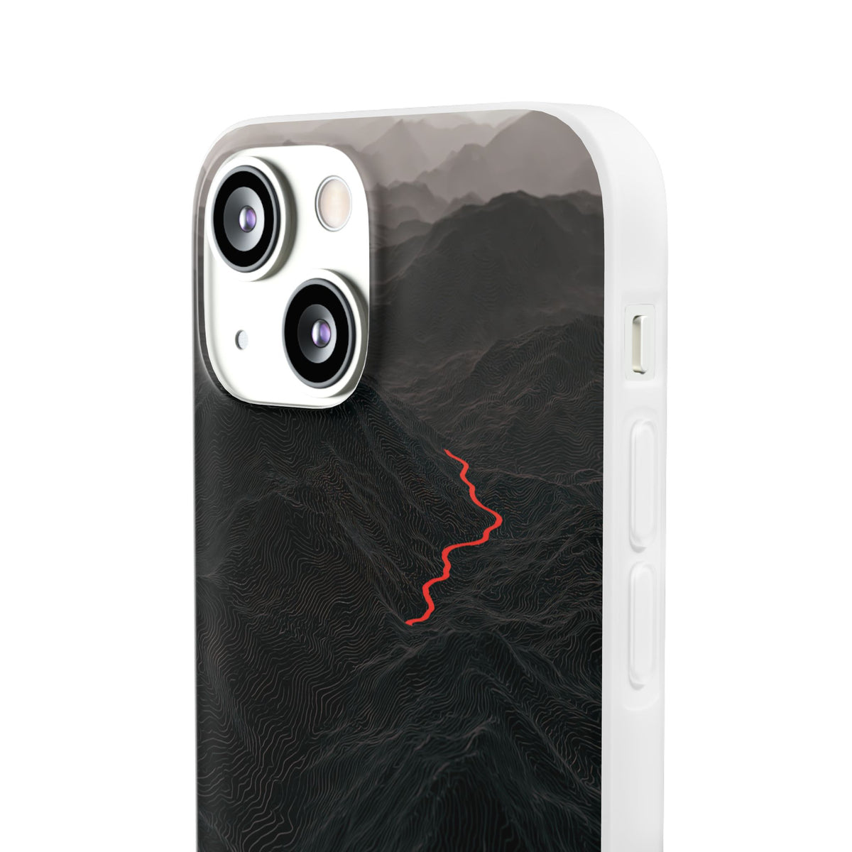 Crimson Ridge Pass · Lite Phone Case for iPhone ·  Black