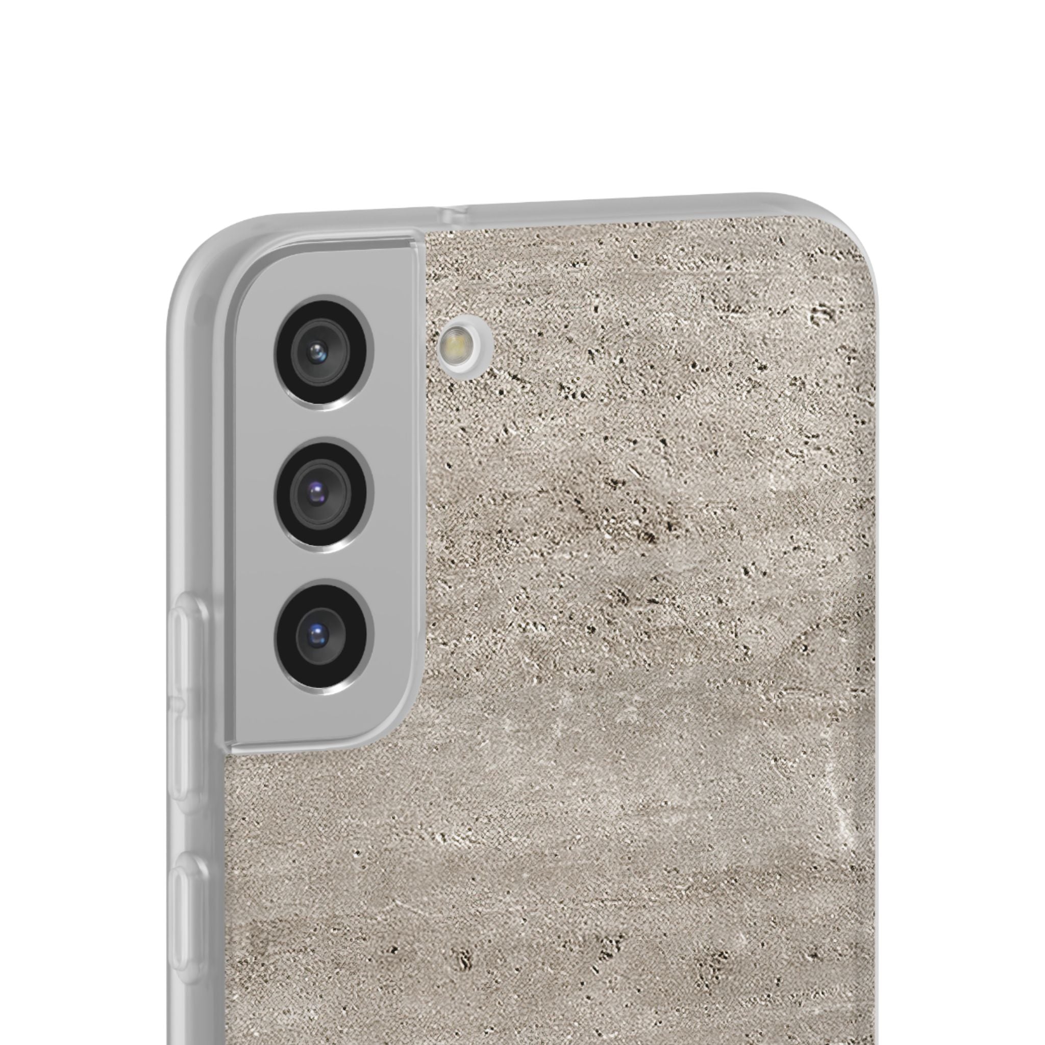 Grey Lite Phone Case for Samsung - Brutalist Stone Grit