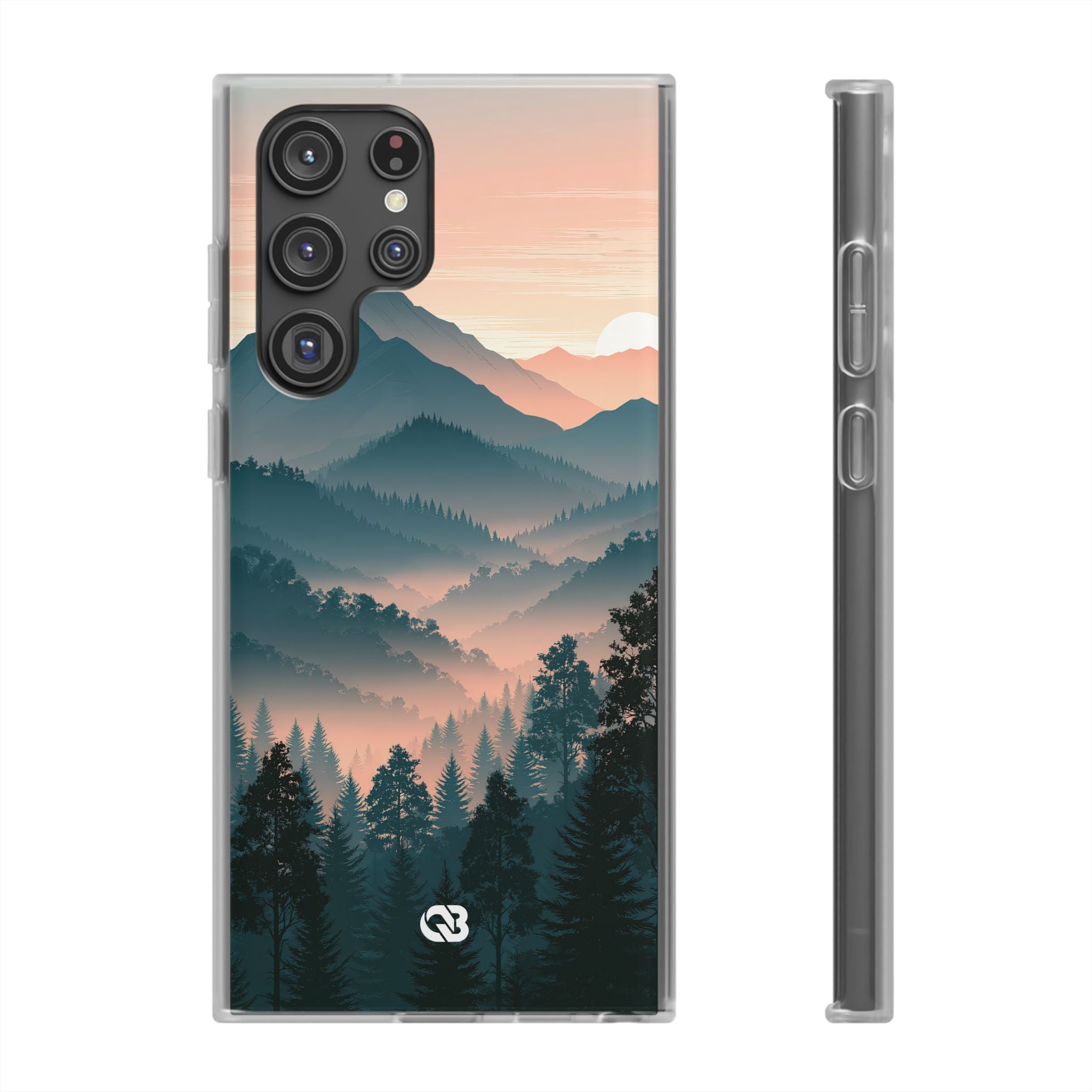 Teal Lite Phone Case for Samsung - Alpine Teal Horizon