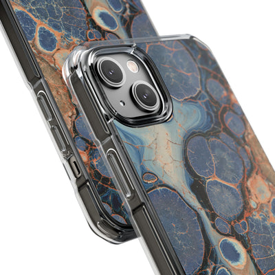 Astral Orb Resonance · Clear Impact Magnetic Phone Case for iPhone · Blue