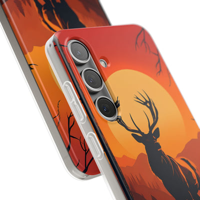 Amber Ridge Stag · Soft Phone Case for Samsung