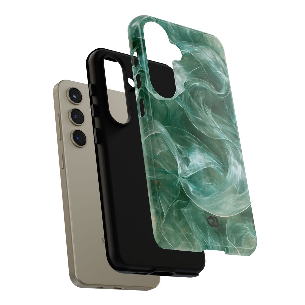 Translucent Aqua Flow · Tough Phone Case for Samsung · Teal