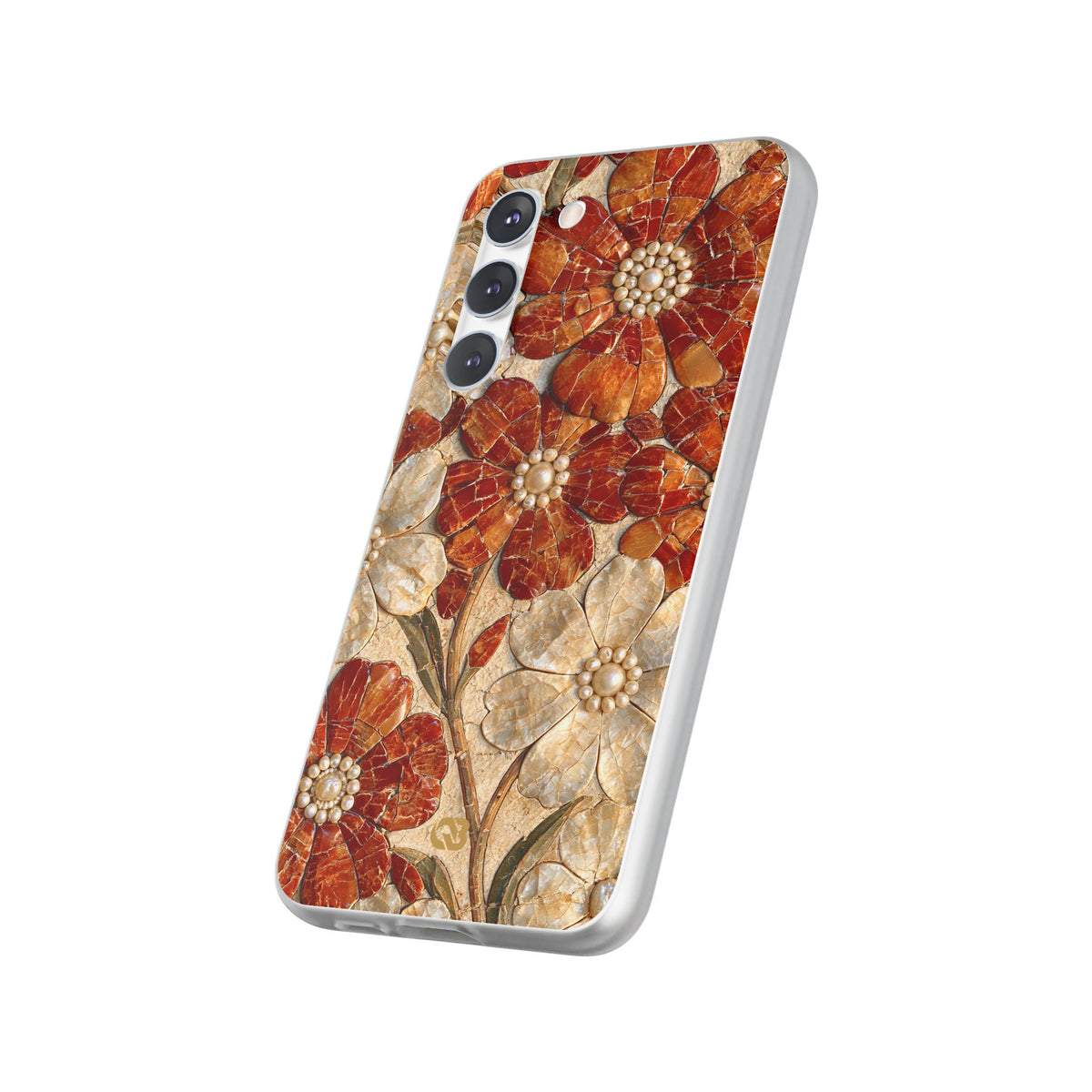 Carnelian Pearl Bloom · Lite Phone Case for Samsung · Orange