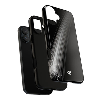 Black Tough Phone Case for iPhone - Linear Velocity Beam