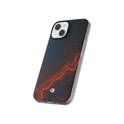 Black Lite Phone Case for iPhone - Volcanic Basalt Map
