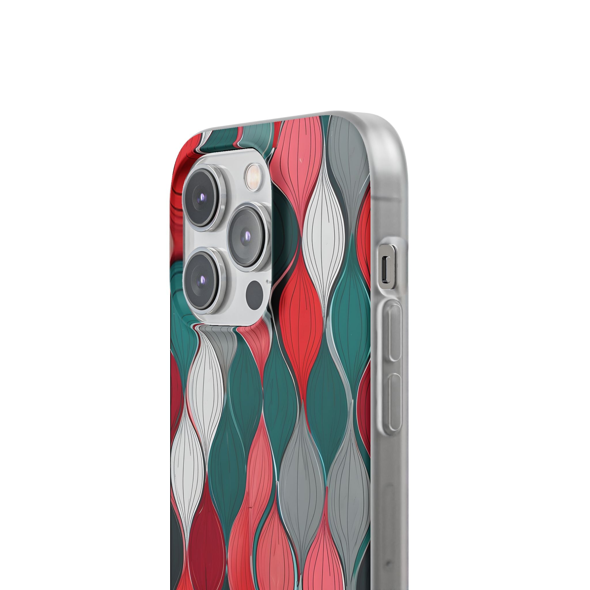 Slate Rose Ripple · Soft Phone Case for iPhone