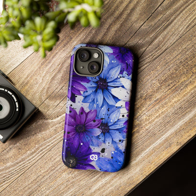 Ink Splatter Blooms · Tough Coque de téléphone pour iPhone
