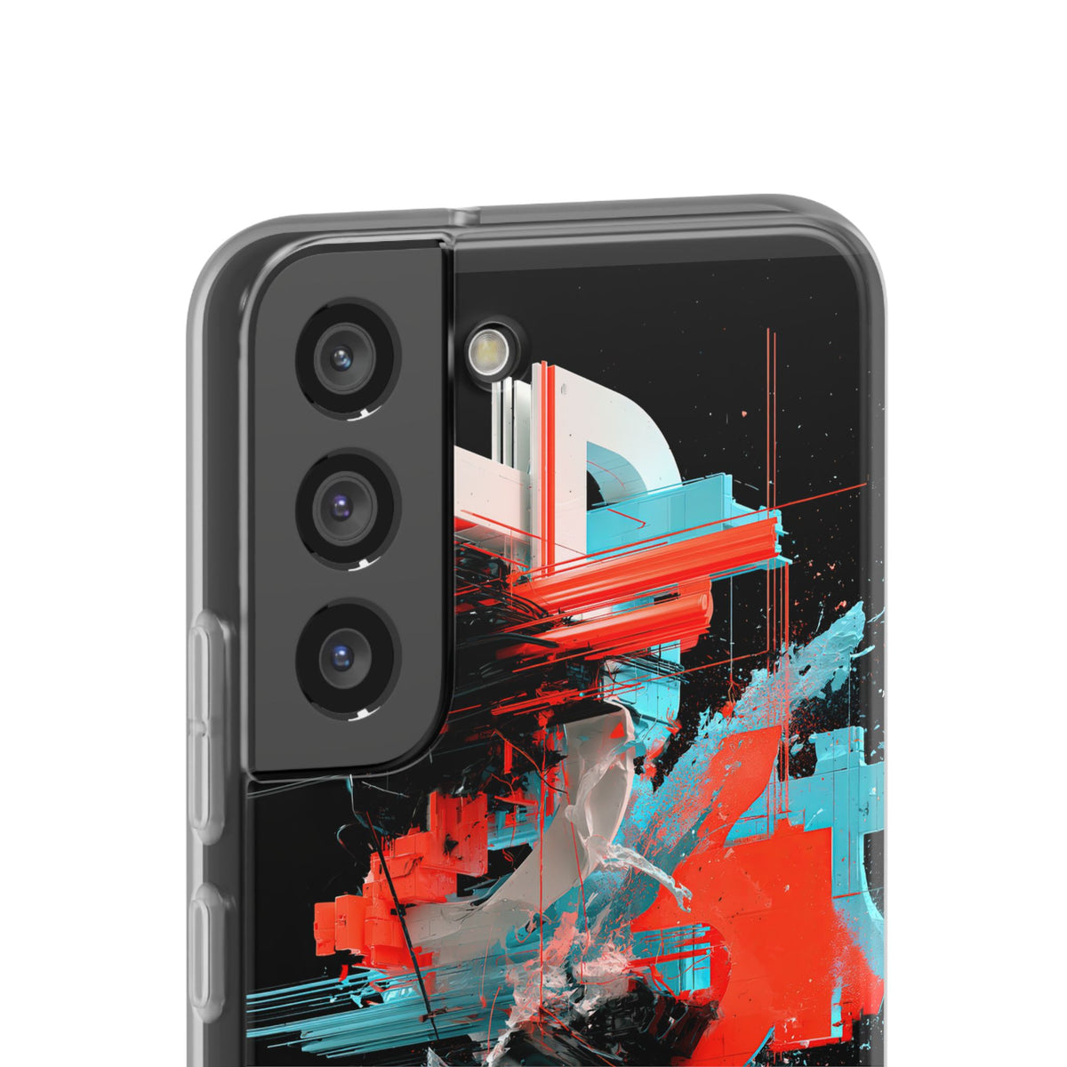 Fragmented Cyber Core · Lite Phone Case for Samsung · Black