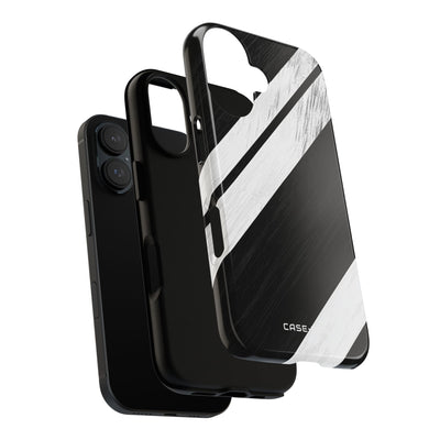 Distressed Stripe Motion iPhone 16 Case - Tough - CASE•BOB
