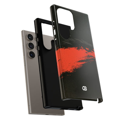 Crimson Raptor Noir · Tough Phone Case for Samsung · Black