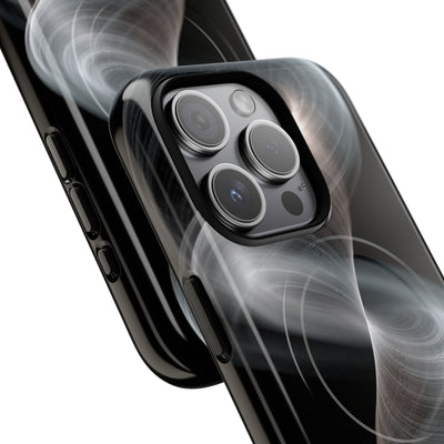 Luminous Vortex · Tough 2.0 Magnetic Phone Case for iPhone · Black