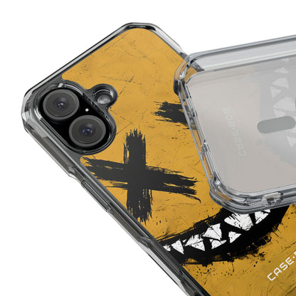 Jagged Smile Yellow iPhone 16 Case - Impact