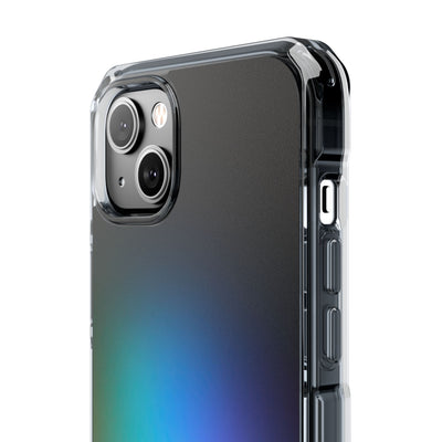 Black Impact MagSafe Phone Case for iPhone - Electric Prism Grain