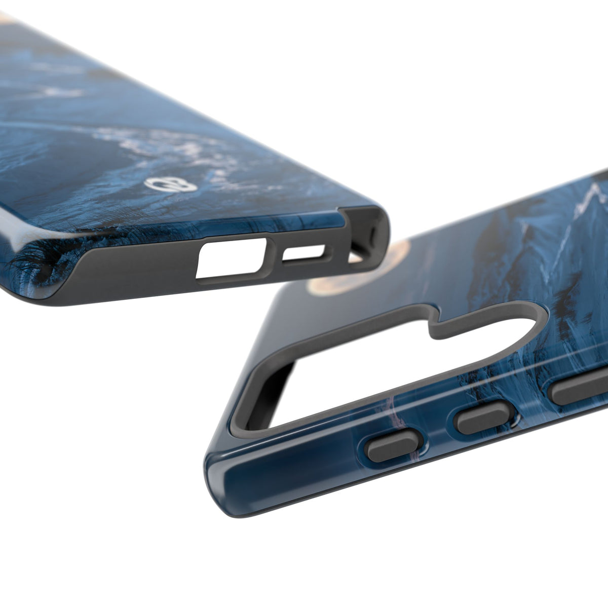 Arctic Moon Drift · Tough Phone Case for Samsung · Blue