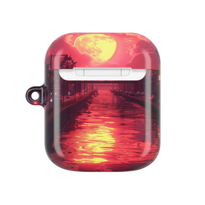 Yellow Moon Reflection - AirPods Case