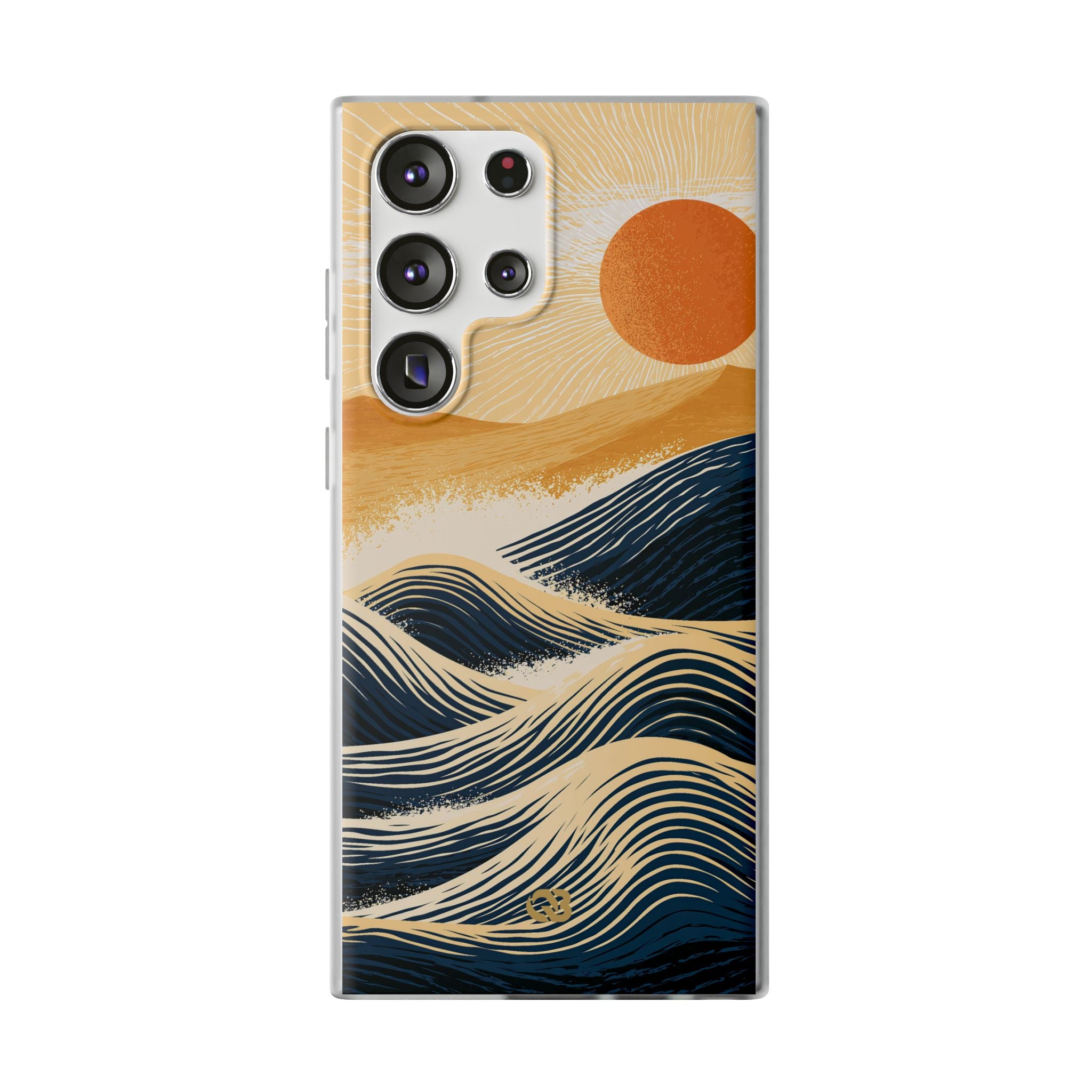 Blue Lite Phone Case for Samsung - Kyoto Cresting Tide