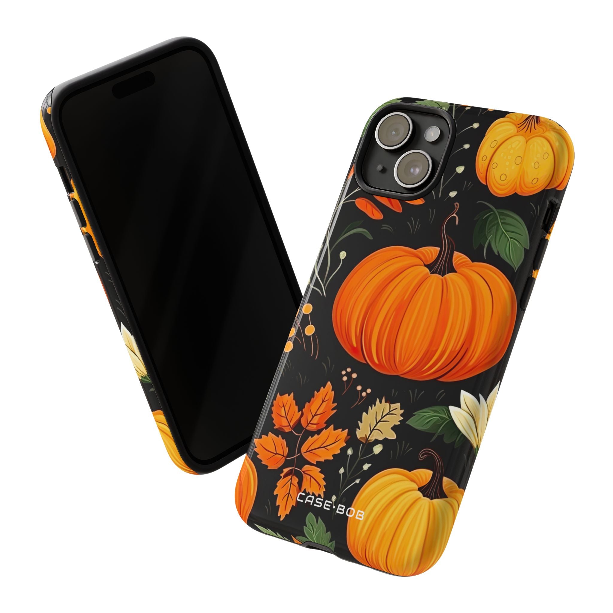 Pumpkin Glow iPhone 15 Plus Cover - Tough