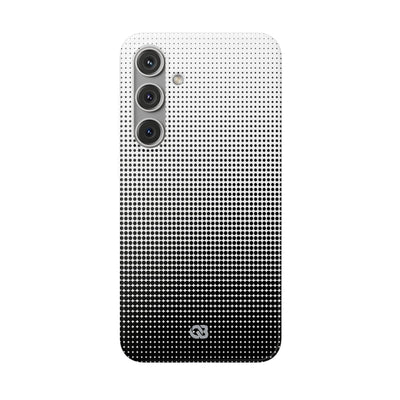 Black Lite Phone Case for Samsung - Obsidian Halftone Flux
