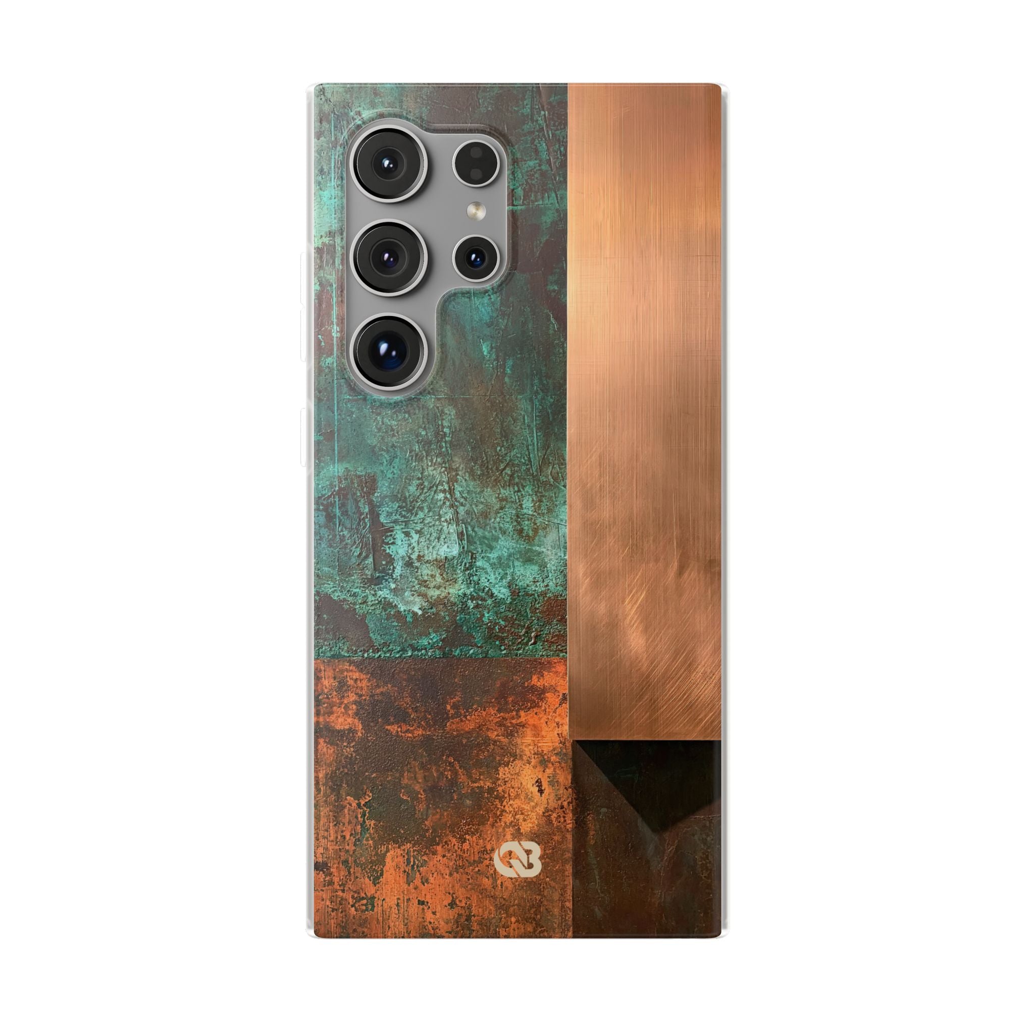 Teal Lite Phone Case for Samsung - Verdigris Copper Slab