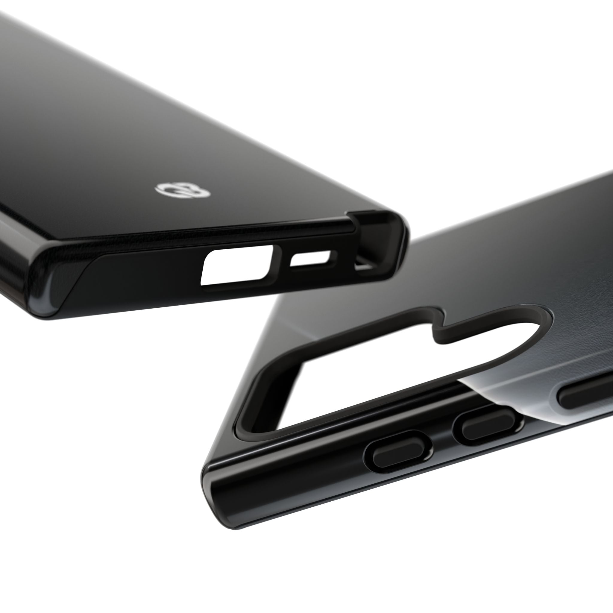 Black Tough Phone Case for Samsung - Obsidian Lunar Arch