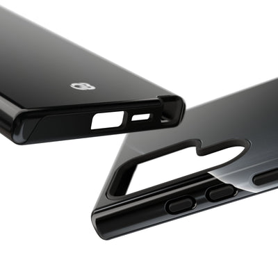 Black Tough Phone Case for Samsung - Obsidian Lunar Arch