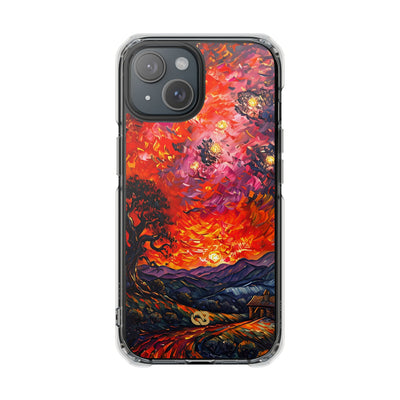Molten Sky Tree · Impact Phone Case for iPhone · Magsafe