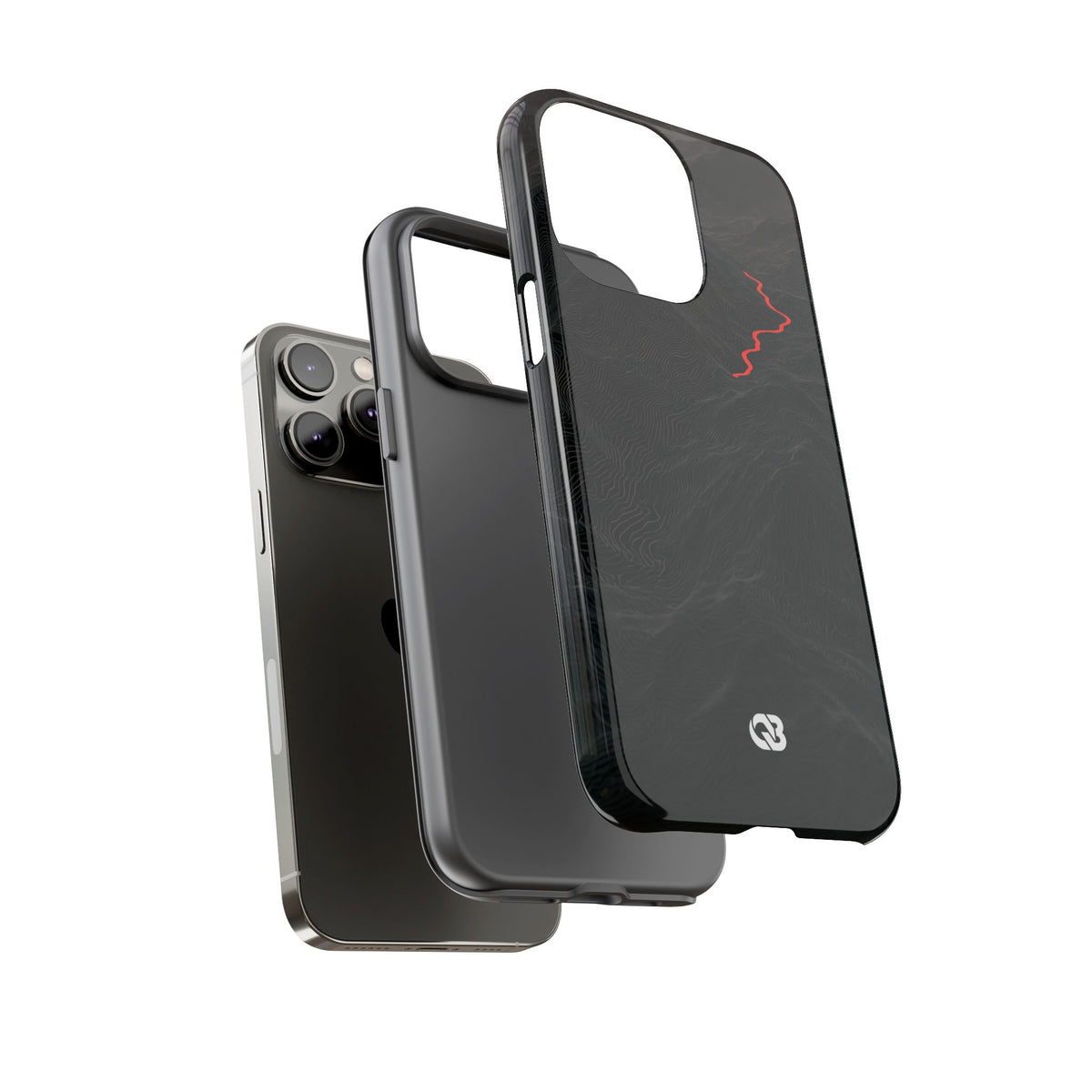 Crimson Ridge Pass · Tough Phone Case for iPhone · Black