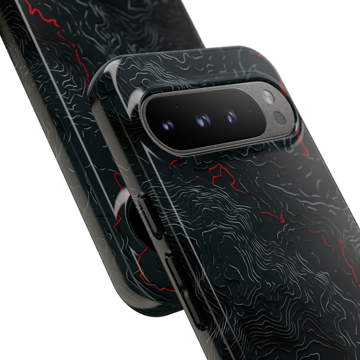 Crimson Rift · Tough Phone Case for Pixel ·  Black