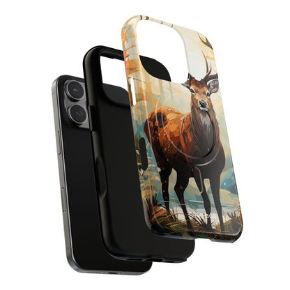 Glowing Stag iPhone 16 Pro Case - Tough+ - CASE•BOB