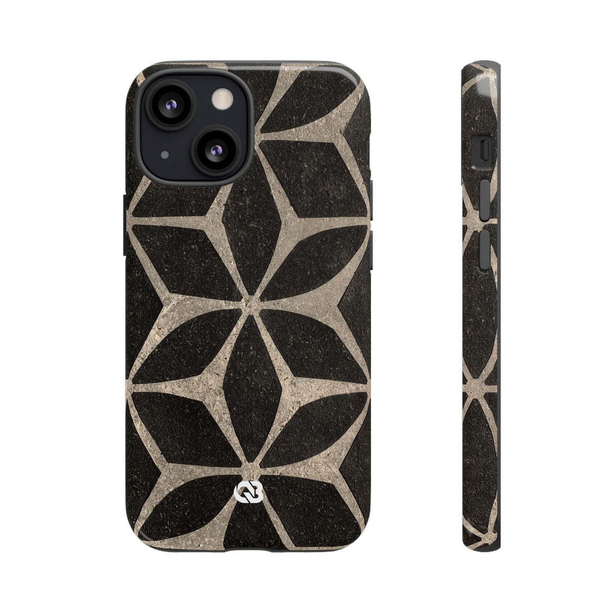 Concrete Mosaic Star · Tough Phone Case for iPhone · Black