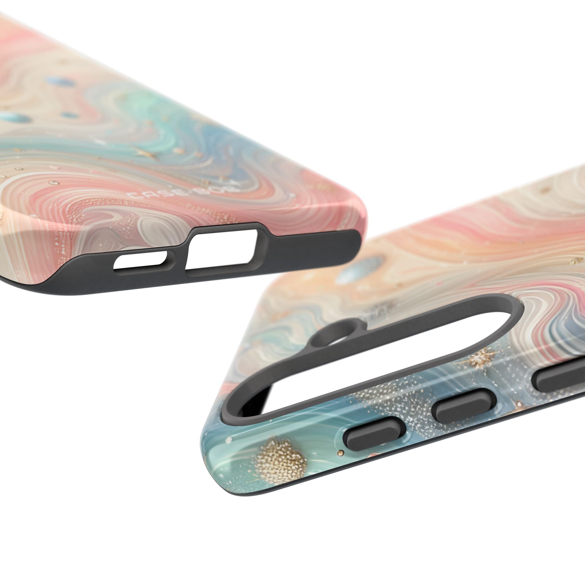 Iridescent Swirls Samsung S25 Case - Tough