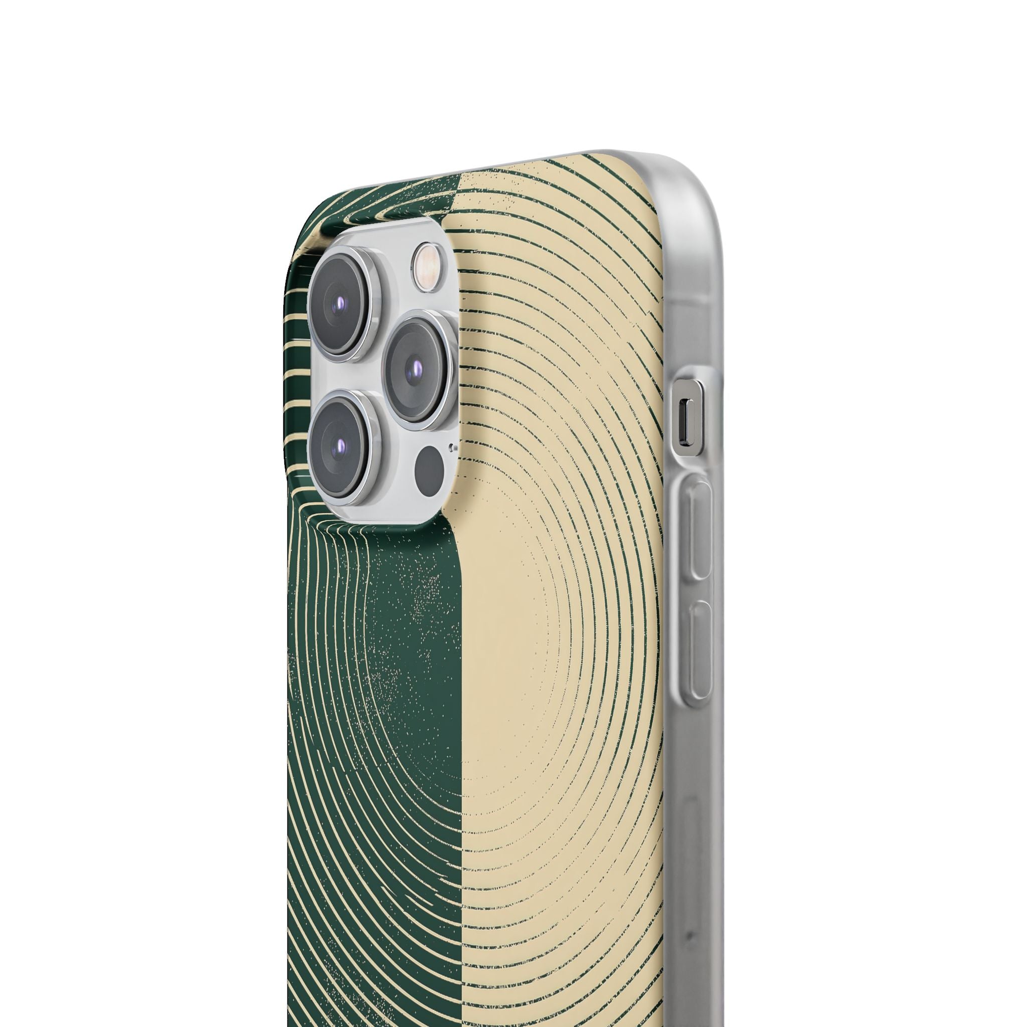 Green Lite Phone Case for iPhone - Evergreen Split Grain