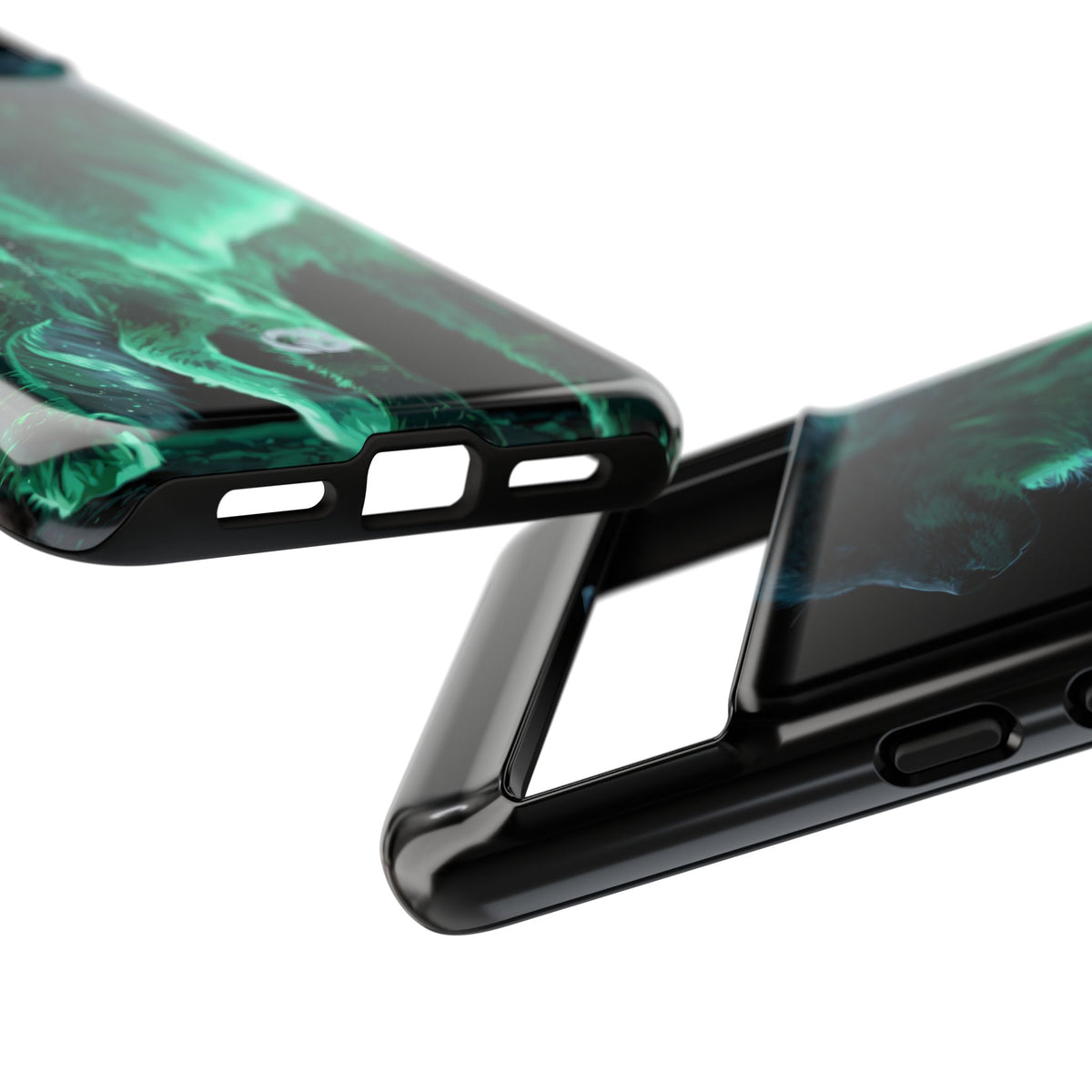 Nordic Aurora Fox · Tough Phone Case for Pixel ·  Teal