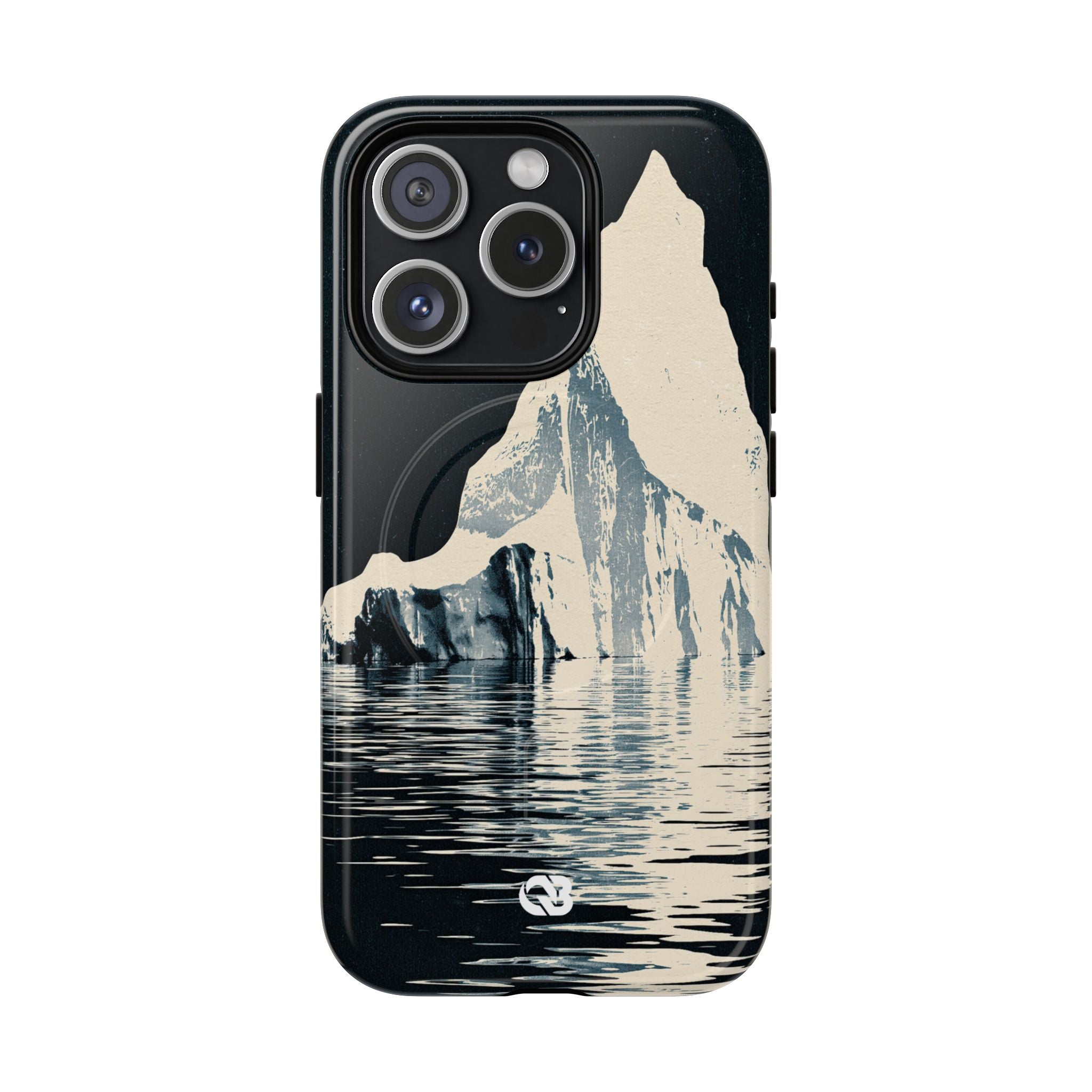 Blue Tough 2.0 Magsafe Phone Case for iPhone - Frozen Navy Monolith