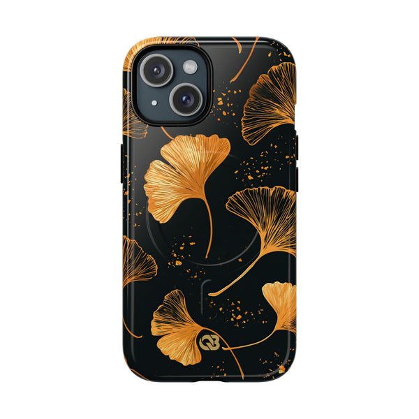 Gilded Ginkgo · Tough 2.0 Magnetic Phone Case for iPhone · Gold