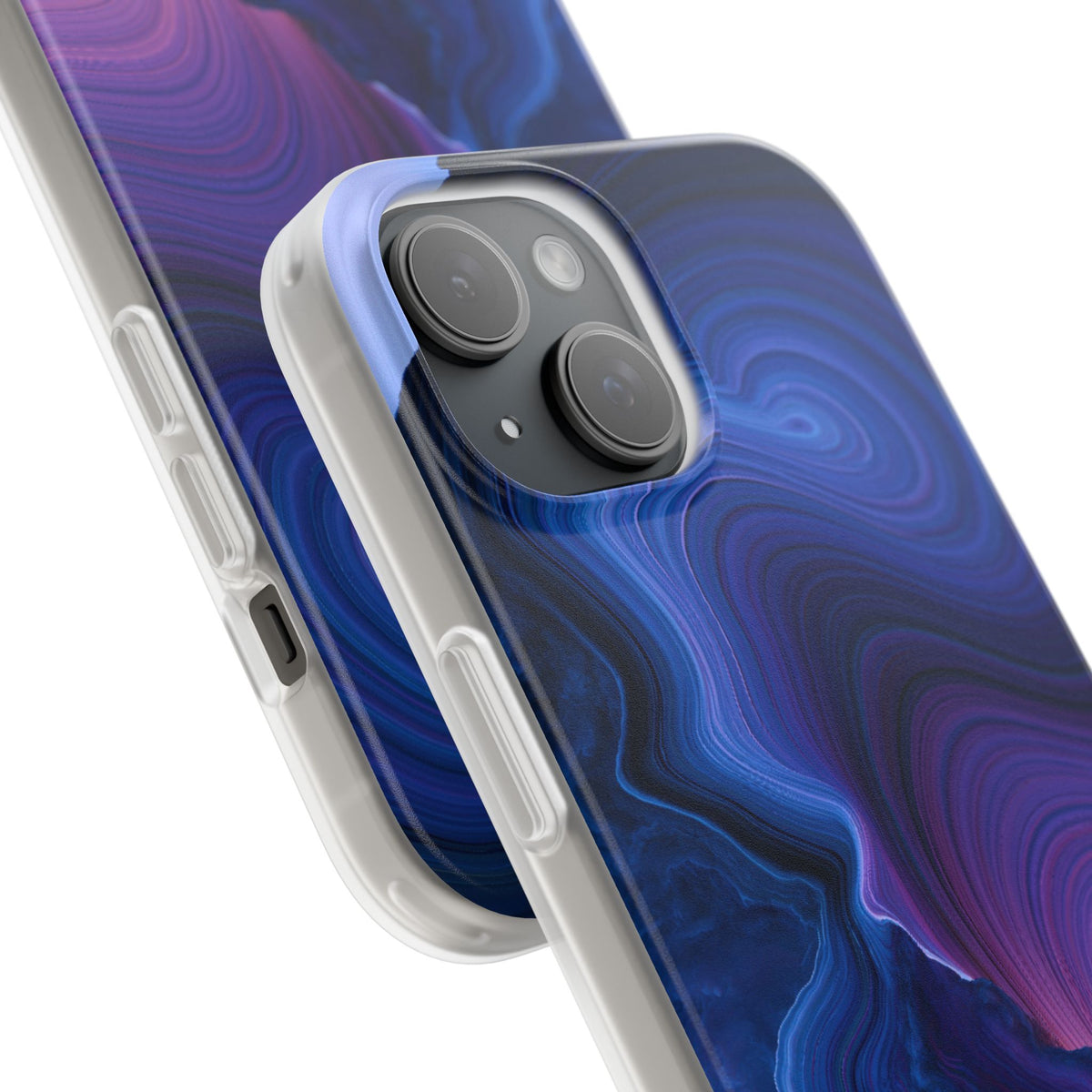 Radiant Strata · Lite Phone Case for iPhone ·  Blue