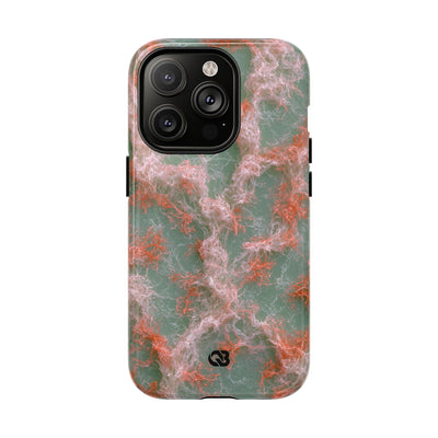 Coral Pixel Matrix · Tough 2.0 Magnetic Phone Case for iPhone · Green